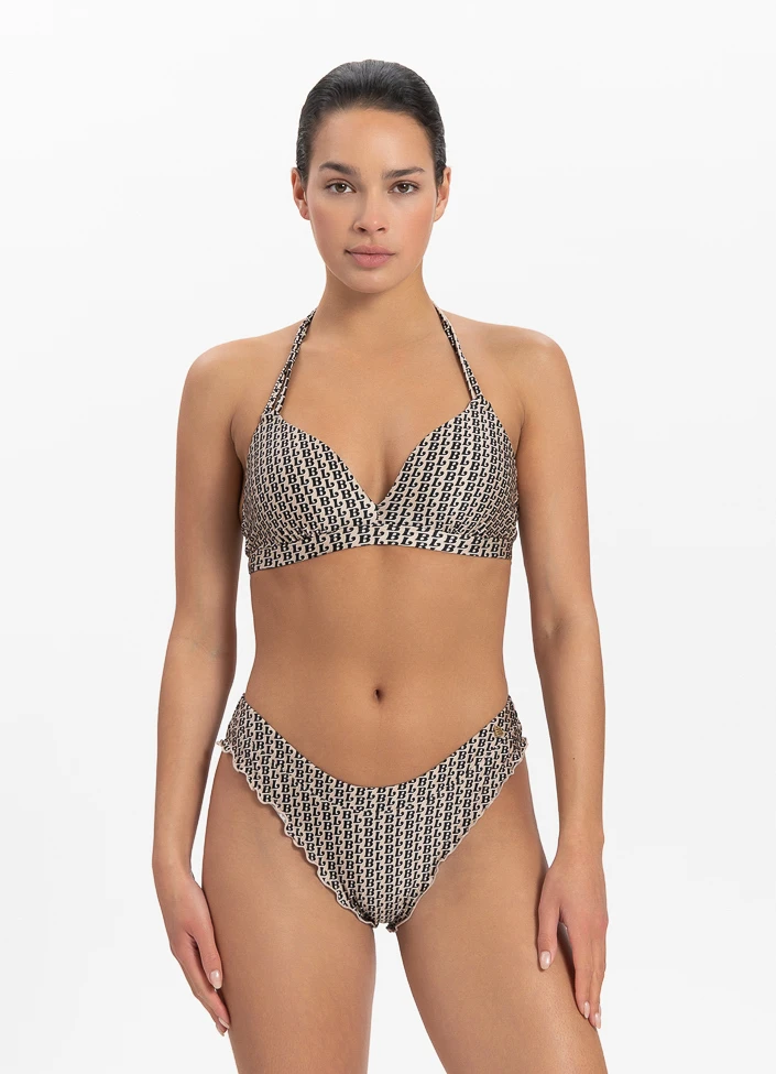 BEACHLIFE Monogram Halter Bikinitop 1 BEACHLIFE Monogram Halter Bikinitop