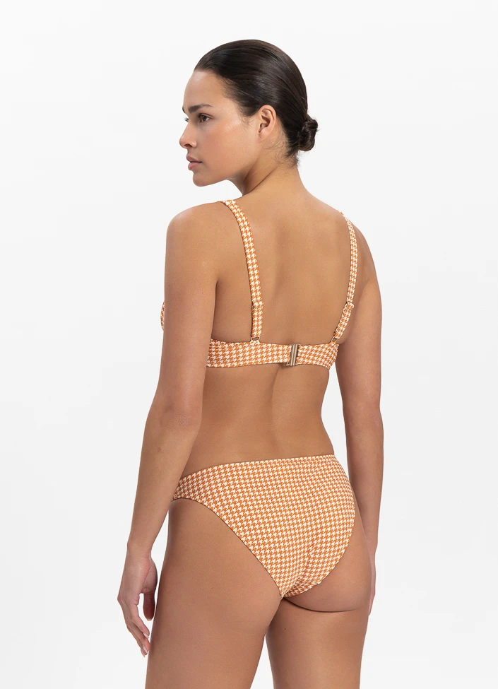 BEACHLIFE Pied De Poule V-detail Bikinibroekje 2 BEACHLIFE Pied De Poule V-detail Bikinibroekje – Bild 2