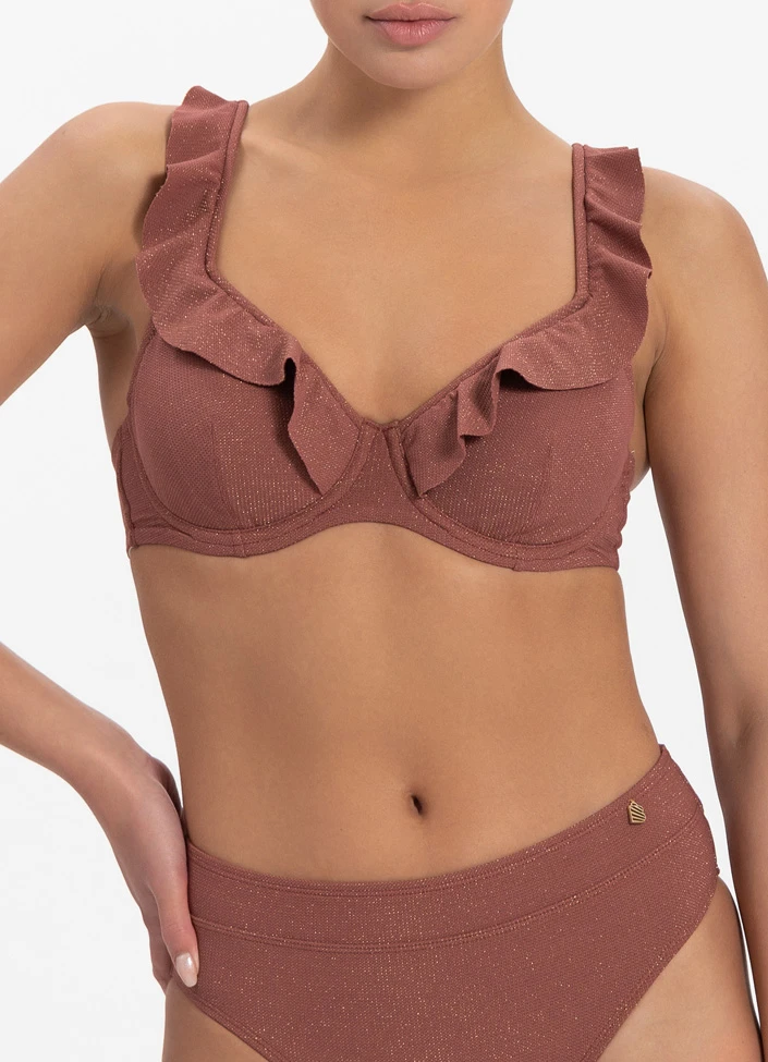 BEACHLIFE Rouge Shimmer Support Bikinitop 2 BEACHLIFE Rouge Shimmer Support Bikinitop – Bild 2