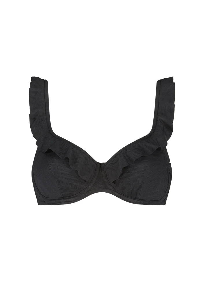 BEACHLIFE Black Swirl Support Bikinitop 4 BEACHLIFE Black Swirl Support Bikinitop – Bild 4