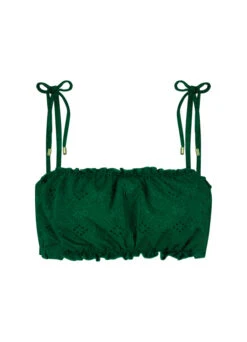 BEACHLIFE Green Embroidery Puffy Bikinitop -Outlet BEACHLIFE Store 114 717 front