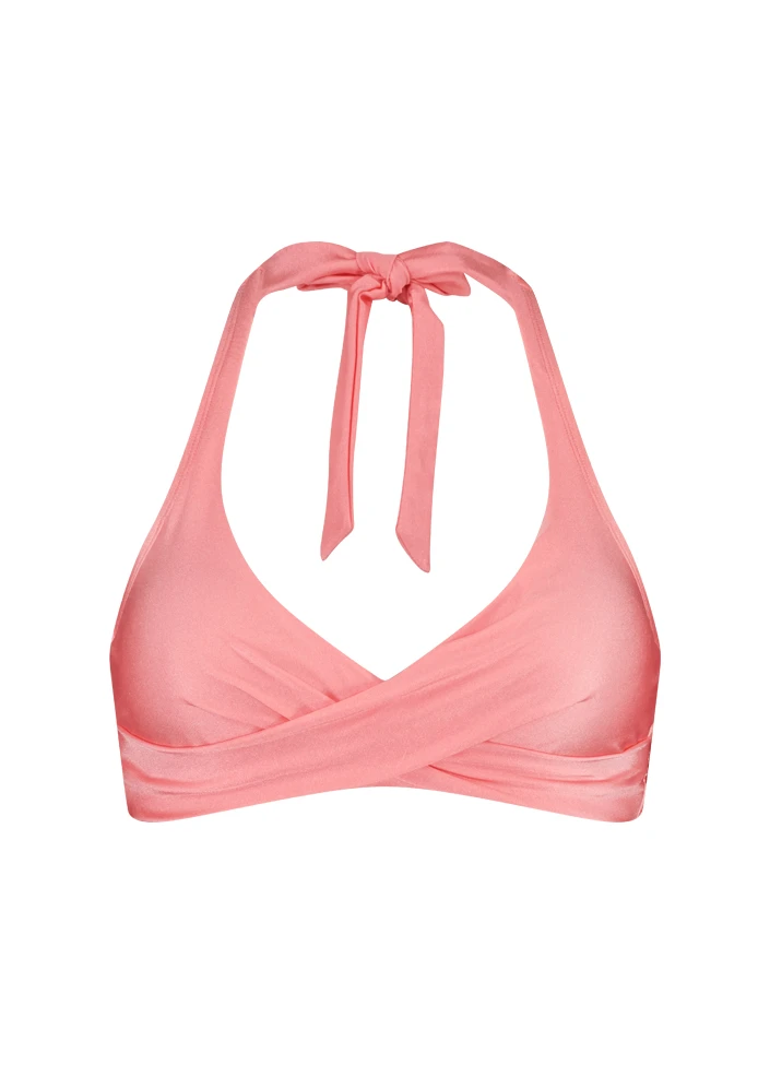 BEACHLIFE Pink Shine Overslag Bikinitop 4 BEACHLIFE Pink Shine Overslag Bikinitop – Bild 4