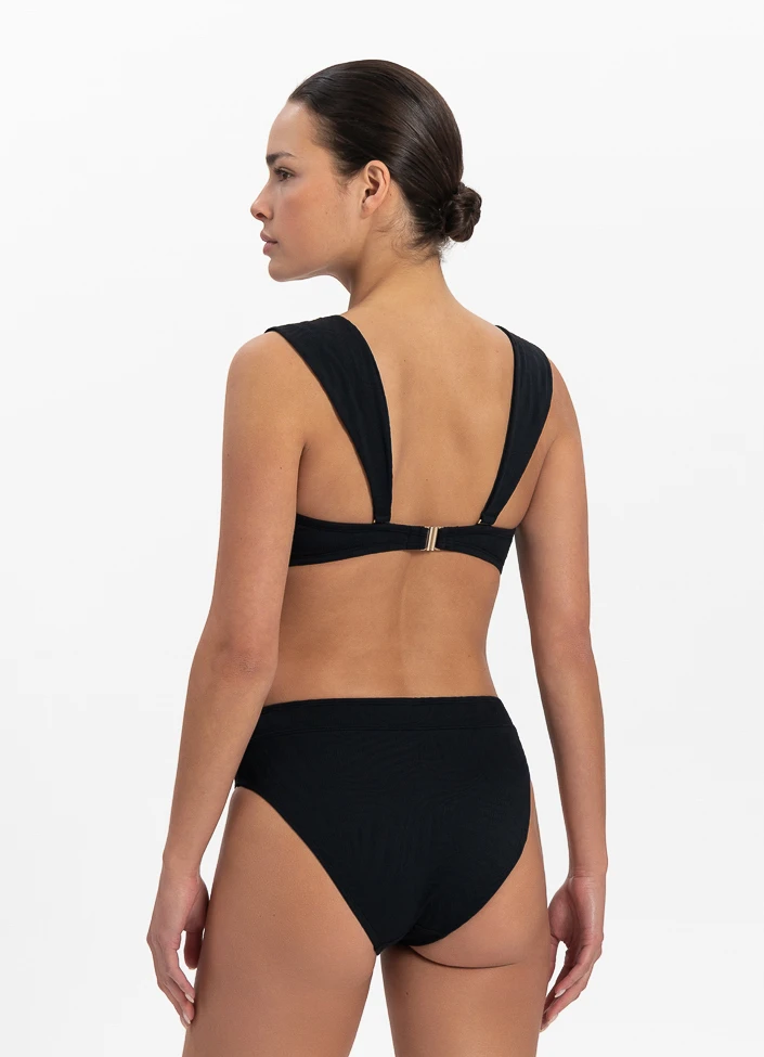 BEACHLIFE Black Swirl Bandeau Bikinitop 3 BEACHLIFE Black Swirl Bandeau Bikinitop – Bild 3