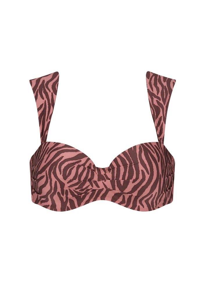 BEACHLIFE Zebra Bandeau Bikinitop 4 BEACHLIFE Zebra Bandeau Bikinitop – Bild 4