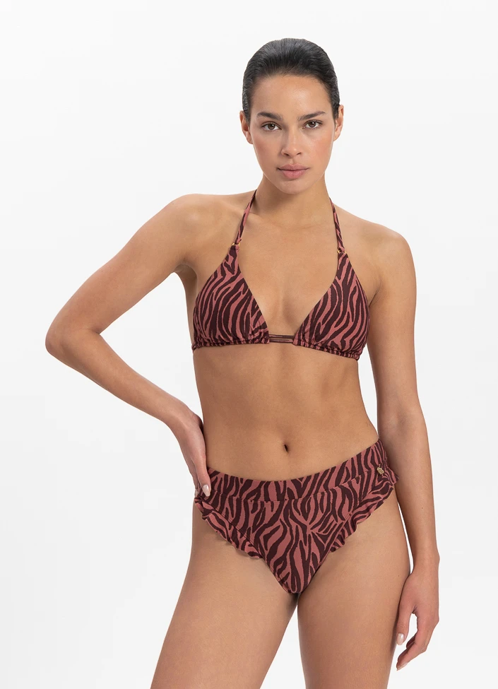 BEACHLIFE Zebra Triangel Bikinitop 1 BEACHLIFE Zebra Triangel Bikinitop