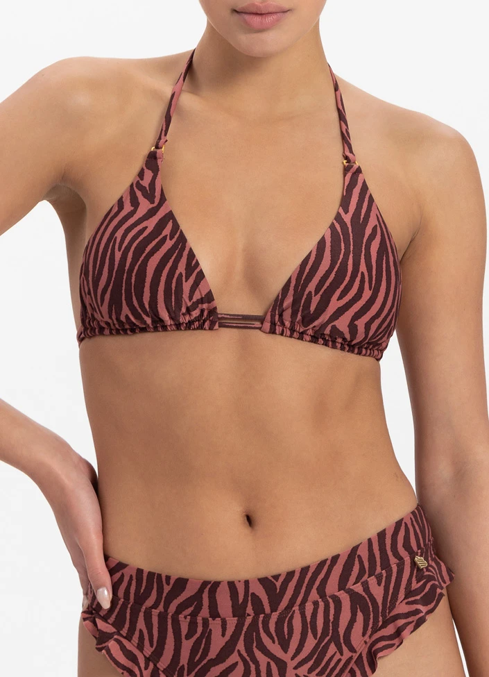BEACHLIFE Zebra Triangel Bikinitop 2 BEACHLIFE Zebra Triangel Bikinitop – Bild 2