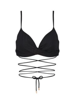 BEACHLIFE Black Swirl Twist Bikinitop 12 BEACHLIFE Black Swirl Twist Bikinitop -Outlet BEACHLIFE Store 123 969 front