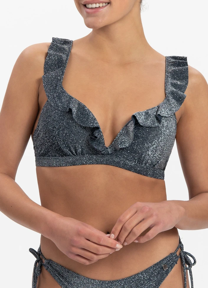 BEACHLIFE Sea Glitter Ruffle Bikinitop 2 BEACHLIFE Sea Glitter Ruffle Bikinitop – Bild 2