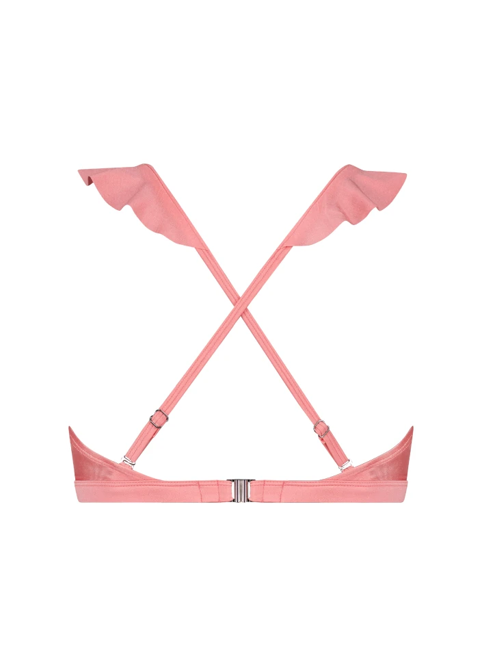 BEACHLIFE Pink Shine Ruffle Bikinitop 6 BEACHLIFE Pink Shine Ruffle Bikinitop – Bild 6