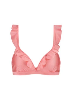 BEACHLIFE Pink Shine Ruffle Bikinitop 9 BEACHLIFE Pink Shine Ruffle Bikinitop -Outlet BEACHLIFE Store 125 294 front