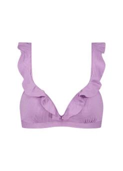 BEACHLIFE Purple Swirl Ruffle Bikinitop 10 BEACHLIFE Purple Swirl Ruffle Bikinitop -Outlet BEACHLIFE Store 125 567 front