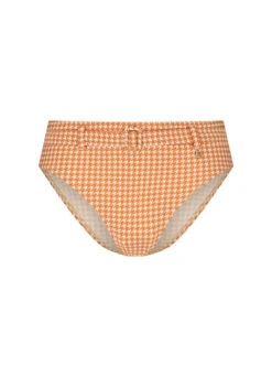 BEACHLIFE Pied De Poule High-waist Bikinibroekje 5 BEACHLIFE Pied De Poule High-waist Bikinibroekje -Outlet BEACHLIFE Store 205 176 front
