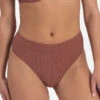 BEACHLIFE Rouge Shimmer High-waist Bikinibroekje