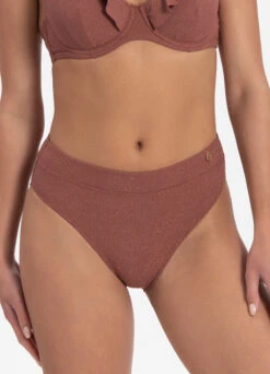 BEACHLIFE Rouge Shimmer High-waist Bikinibroekje