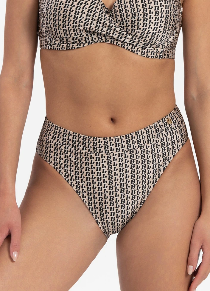 BEACHLIFE Monogram High-waist Bikinibroekje 1 BEACHLIFE Monogram High-waist Bikinibroekje
