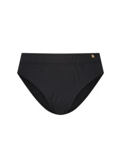 BEACHLIFE Black Swirl High-waist Bikinibroekje 5 BEACHLIFE Black Swirl High-waist Bikinibroekje -Outlet BEACHLIFE Store 206 969 front