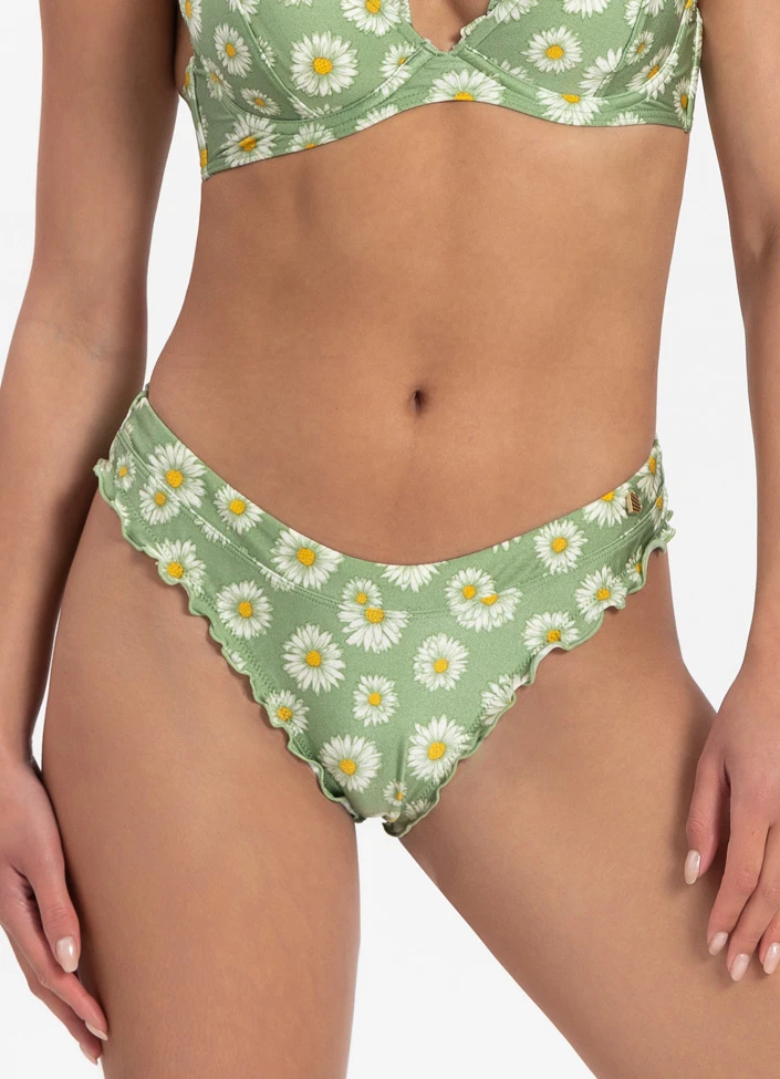 BEACHLIFE Daisy Ruches Bikinibroekje 1 BEACHLIFE Daisy Ruches Bikinibroekje
