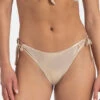 BEACHLIFE Gold Champagne Strik Bikinibroekje