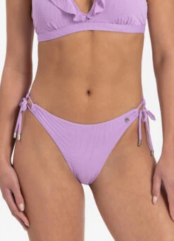 BEACHLIFE Purple Swirl Strik Bikinibroekje
