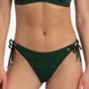 BEACHLIFE Green Embroidery Strik Bikinibroekje