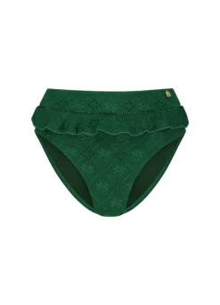 BEACHLIFE Green Embroidery High-waist Bikinibroekje 5 BEACHLIFE Green Embroidery High-waist Bikinibroekje -Outlet BEACHLIFE Store 218 717 front