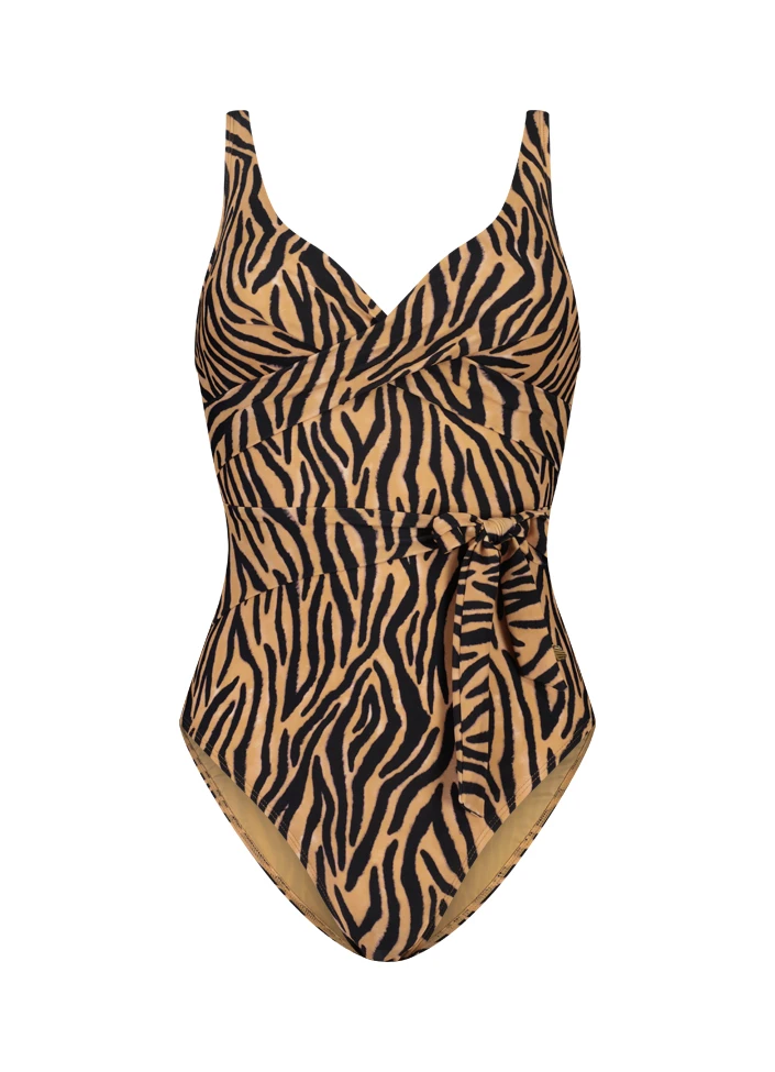 BEACHLIFE Soft Zebra Overslag Badpak 3 BEACHLIFE Soft Zebra Overslag Badpak – Bild 3