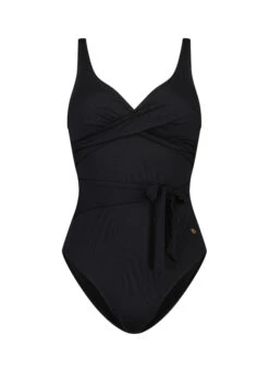 BEACHLIFE Black Swirl Overslag Badpak -Outlet BEACHLIFE Store 308 969 front