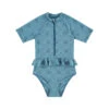 BEACHLIFE Blue Embroidery Meisjes Badpak