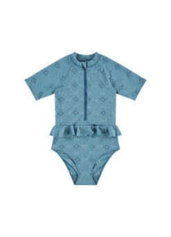 BEACHLIFE Blue Embroidery Meisjes Badpak