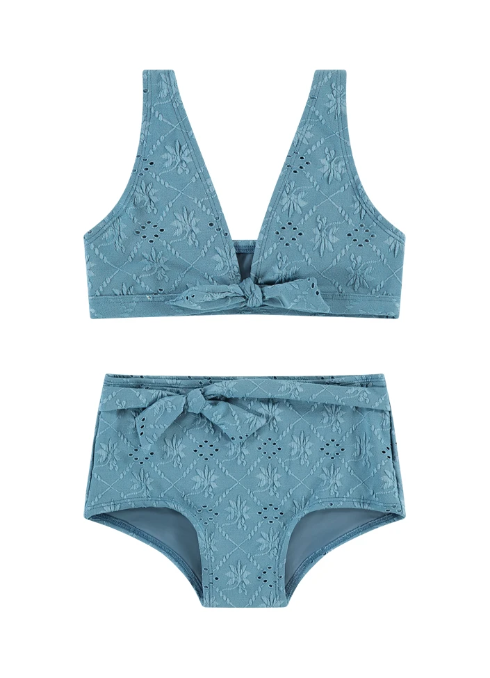 BEACHLIFE Blue Embroidery Meisjes Strik Bikiniset 1 BEACHLIFE Blue Embroidery Meisjes Strik Bikiniset