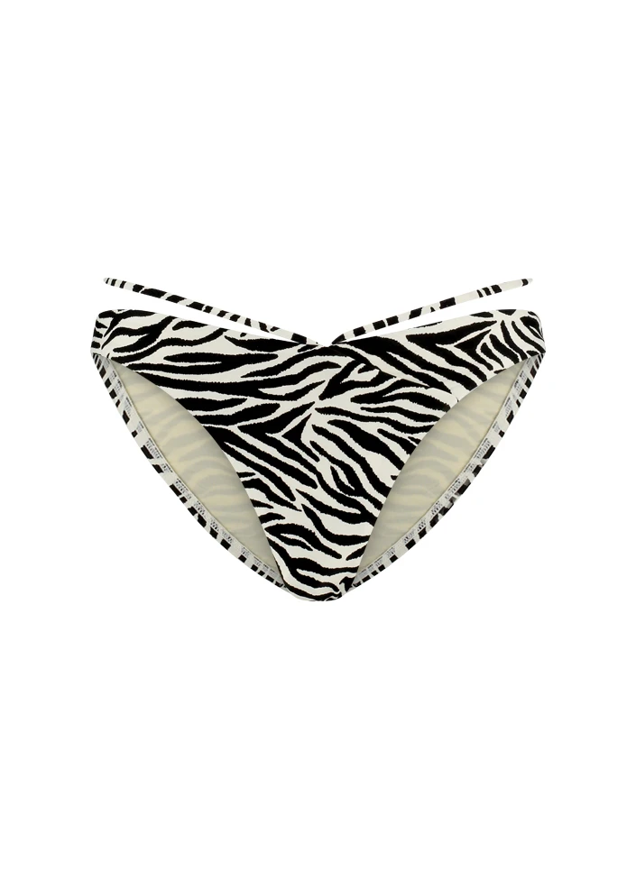BEACHLIFE Wild Zebra V-detail Bikinibroekje 1 BEACHLIFE Wild Zebra V-detail Bikinibroekje